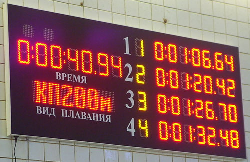 Табло для плавания БТ-4