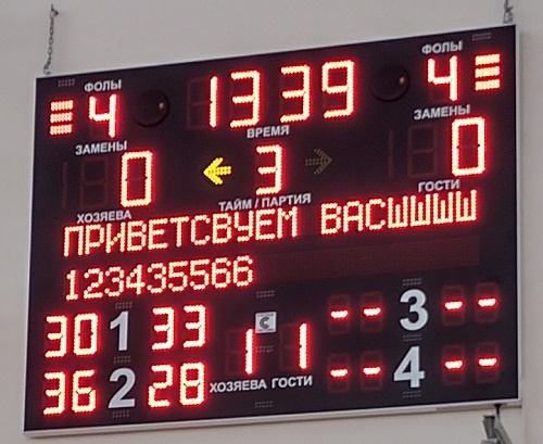 Спортивное табло для волейбола БТ-50ВЛ